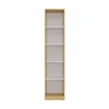 Bibliothèque étroite RAUNO - 40 cm, chêne artisanal / blanc Voir les images du produit 7