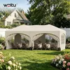 WOLTU Faltpavillon mit Halbmond Dach Tragetasche, Produktbild-Vorschau 2