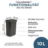 Mülleimer 10l mit Deckel, Schwingdeckel Abfalleimer in Produktbild-Vorschau 2