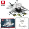 Reobrix 33020 F-22 Raptor aereo da combattimento 1.837 Anteprima dell’immagine prodotto 9