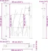 vidaXL Gartentor 100x150 cm Cortenstahl Gras-Design Produktbild-Vorschau 6