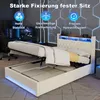 okwish 140×200 Polsterbett mit LED-Beleuchtung und USB, Produktbild-Vorschau 1