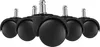 Set di 5 rotelle Amstyle per sedia da ufficio nero 11 / 50 Anteprima dell’immagine prodotto 4