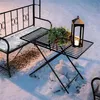 Gartentisch "Black" aus Metall, schwarz, 100x56 cm, Produktbild-Vorschau 2