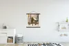 MuchoWow® Textilposter Weihnachten - Winter - Retro 60x60 Produktbild-Vorschau 2