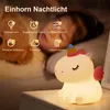 Einhorn Nachtlicht für Kinder - Dimmbares Silikon Produktbild-Vorschau 2