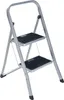 A silver step stool with black treads is shown against a white background. Anteprima dell’immagine prodotto