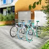 WOLTU Fahrradständer, aus Metall, für 5 Fahrräder, Silber, Produktbild-Vorschau 7