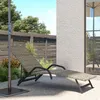 Outsunny Bain de soleil en résine tressée, chaise longue Voir les images du produit 9