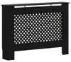 vidaXL Heizkörperverkleidung Schwarz 112x19x81,5 cm MDF Produktbild-Vorschau 14