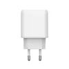 A white USB C power adapter with European style prongs. Produktbild-Vorschau