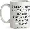 Mr. & Mrs. Panda Tasse Spruch Herztherapeut Licht - Weiß - Produktbild-Vorschau 3