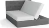 Boxspringbett Schlafzimmerbett KERLON 140x200cm Braun Produktbild-Vorschau 2