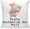 Mr. & Mrs. Panda Dekokissen Sofa Maus Beste Nachbarin der Produktbild-Vorschau 1
