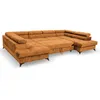 Canapé en U Sorento U 345 cm XXL Canapé d'angle, grand coin Voir les images du produit 5