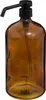 5Five Seifenpumpe/Spender - Glas - braun - 1 Liter - Produktbild-Vorschau 2