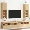 vidaXL TV skrinky s LED osvetlením 2 ks dub Sonoma Náhľad obrázku produktu 2