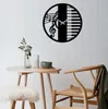 Opviq, Metal- TNL2129, Schwarz, Wanduhren, 48 x 48 cm, 100% Produktbild-Vorschau 1