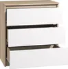 Roe Furniture | Kommode 60 cm - Weiß Sonoma - 3 Schubladen Produktbild-Vorschau 2