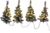 4x LED künstlicher Weihnachtsbaum in Schnee-Optik, 49 cm Produktbild-Vorschau 4