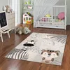 Kinder Teppich Softstar Kids Safari Friends Grau, Produktbild-Vorschau 1