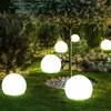 9er Set LED Solarkugel weiß, Erdspieß, DxH 10x38 cm Produktbild-Vorschau 18