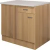 Flex Well Eckunterschrank Nano BxTxH 110 x 60 x 85 cm buche Produktbild-Vorschau 2