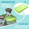 Eiswürfelform für 55 Eiswürfel mit Deckel Behälter Schaufel Produktbild-Vorschau 5