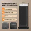 Termoventilatore in Vetroceramica Vulpes Goods, Anteprima dell’immagine prodotto 10