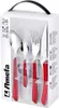 Set di posate Amefa Eclat 24 pezzi rosso Anteprima dell’immagine prodotto 9