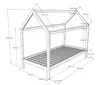 Hausbett Dallas 1 90x200 - weiß Produktbild-Vorschau 6