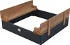 AXI Sandkasten Ella aus Holz mit Deckel | Sand Kasten mit Produktbild-Vorschau 2