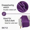 Betz Fleecedecke 2 Stück 130x170 cm 180g/m² – Weiche Produktbild-Vorschau 4