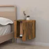 vidaXL Wand-Nachttisch Räuchereiche 50x30x47 cm Produktbild-Vorschau 3