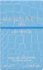 The image shows the front of a perfume box with a textured blue background. Produktbild-Vorschau