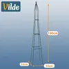 Vilde | Garten-Obelisk Metall Grün - 33x32x190 cm - Produktbild-Vorschau 5