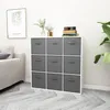 Mondeer 9er-Würfelregal Flexibel mit Stoffboxen, Stabil, Produktbild-Vorschau 4