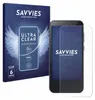 A product box and a screen protector on a phone. Produktbild-Vorschau