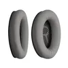 Two grey headphone ear pads are shown against a white background. Produktbild-Vorschau