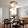 Lampada a soffitto HARMON, metallo, color champagne, vetro, Anteprima dell’immagine prodotto 5