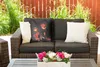 MuchoWow® Outdoor Kissen - Alte Frau und Junge mit Kerzen - Produktbild-Vorschau 5
