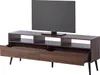 home24 Tv-Lowboard - Walnuss Nachbildung - 160 cm Produktbild-Vorschau 6