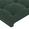 vidaXL Testiera verde scuro 90x5x78/88 cm Velluto Anteprima dell’immagine prodotto 4