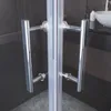 SONNI 120x120x195cm Cabine de douche accès d'angle,Porte Voir les images du produit 4