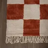 Volero - Dywan szachownica - Blox Fringe Terakota - 140x200 Podgląd zdjęcia produktu 4