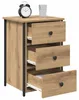 vidaXL Table de chevet Marron 40 x 36 x 60 cm Bois massif Voir les images du produit 3