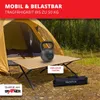 Grafner Campingtisch klappbar 118x58x43cm Holzoptik Produktbild-Vorschau 3