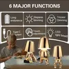 LED Tischlampe Gold Dimmbar USB Nachtlicht Deko Figur Produktbild-Vorschau 3