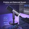 Microphone de table FIFINE AM8 Dynamic RGB XLR/USB - Noir Voir les images du produit 4