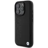 Hülle iPhone 16 Pro Max BMW Echtleder schwarz Logo Metall Produktbild-Vorschau 2